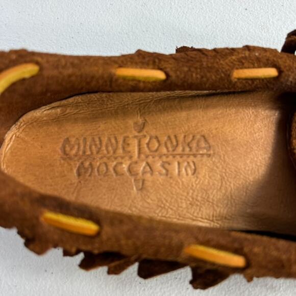 Minnetonka Moccasins Women's Size 8 Suede Leather Slip On - Picture 5 of 7